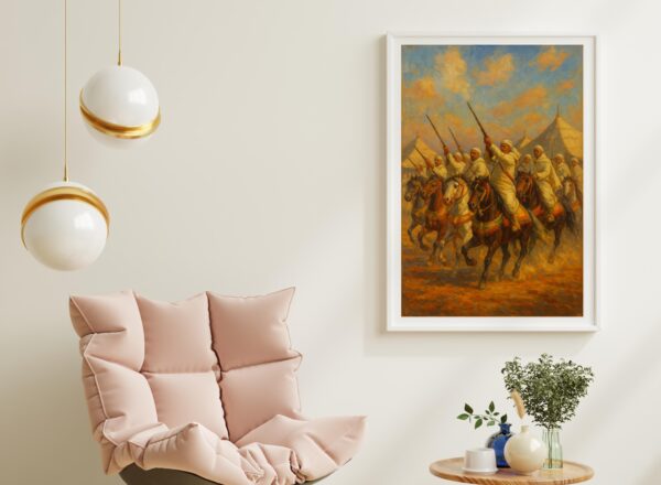 Moroccan Equestrian Wall Art - Image 2