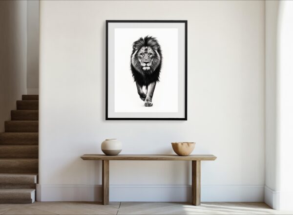 Fearless Lion Wall Art - Image 2