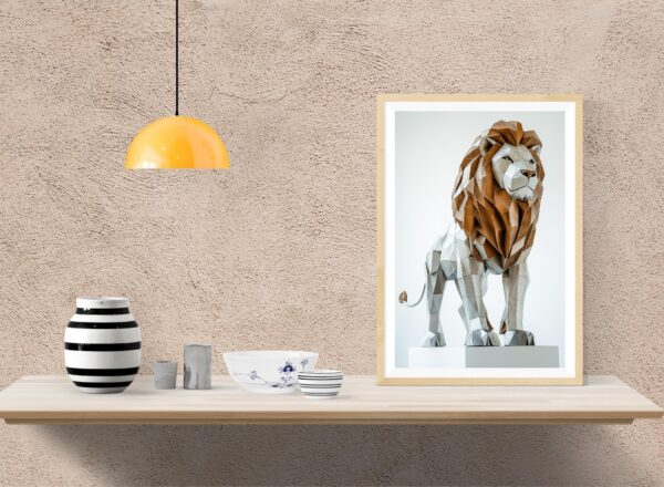 Majestic Lion Wall Art - Image 3