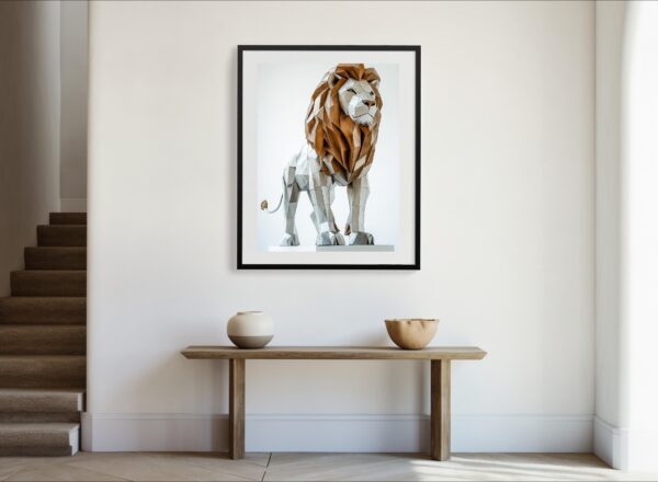 Majestic Lion Wall Art - Image 4