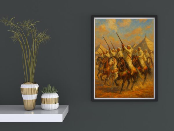 Moroccan Equestrian Wall Art - Image 3