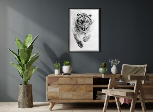 Fierce Tiger Wall Art - Image 2