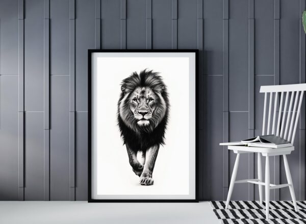 Fearless Lion Wall Art - Image 4