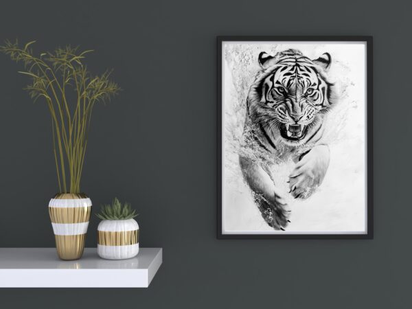 Fierce Tiger Wall Art - Image 6
