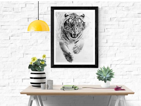 Fierce Tiger Wall Art - Image 5