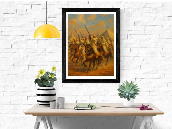 Moroccan Equestrian Wall Art - Image 5