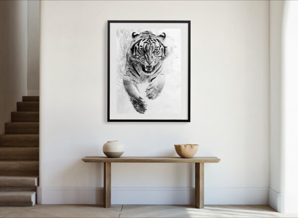 Fierce Tiger Wall Art - Image 4