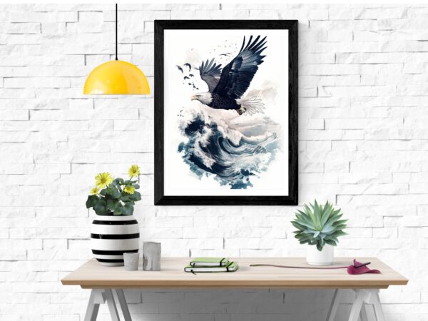 Dynamic Eagle Art - Image 3
