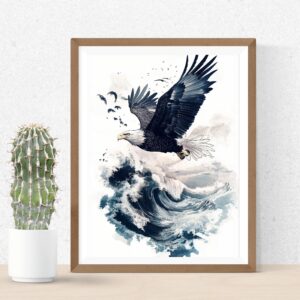 Dynamic Eagle Art